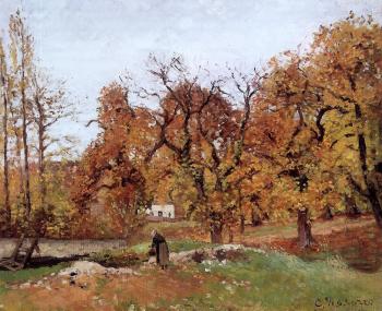 卡米耶 畢沙羅 Autumn Landscape, near Pontoise
